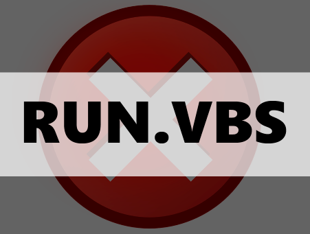 Не удается найти файл сценария run.vbs
